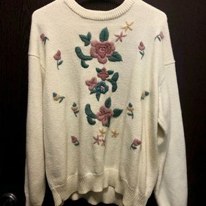 Vintage Sweater | Women’s Floral Sweater